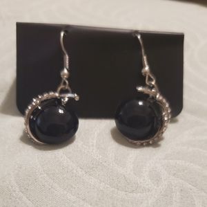 Black Dangle Earrings